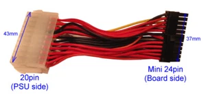 20 or 24pin to Mini 24pin ATX PSU adaptor for HP Pavilion PCs. - Picture 1 of 4