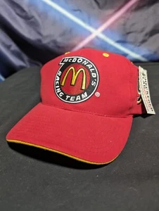 Vtg 90s #94 Bill Elliott McDonalds Racing Nascar Team Snapback Cap Hat Turbo  - Picture 1 of 7