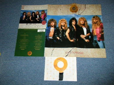 WHITESNAKE(DEEP PURPLE) Japan 1987 Promo 7"45+Poster jacket IS THIS LOVE - Image 1 of 4