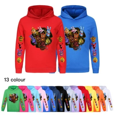 MARKENLOS Neu FNAF Fünf Nächte in Freddy's Hoodies Kinder Geschenk Jungen Casual Pullover