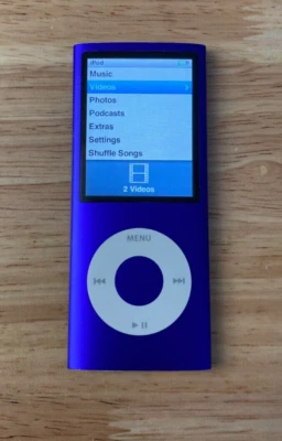 Apple A1285 iPod Nano 4th Gen Purple/Blue 8GB (Tested) - Image 1 of 3