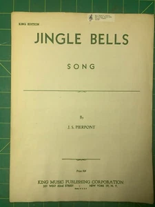 Jingle Bells Noten 1956 King Edition - Bild 1 von 3