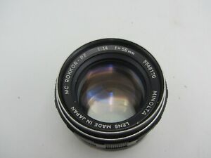Minolta MC Rokkor - PF F1.4 58mm MD Mount Prime Lens For SLR/Mirrorless Cameras
