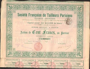 TAILLEURS PARISIENS (K) - Picture 1 of 1