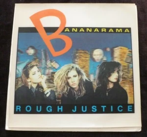 Bananarama Rough Justice UK 17.8cm Ltd Lenticolari Manicotto - Picture 1 of 5