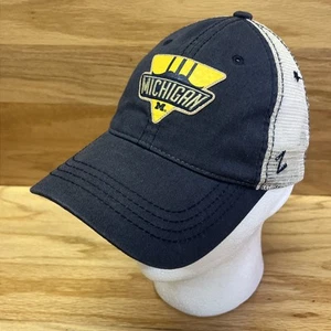 Michigan Wolverines Hat Zephyr Snapback Trucker Embroidered Cap - Picture 1 of 9