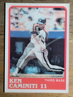 1988 Sportflics #124 Ken Caminiti - Image 1 of 2