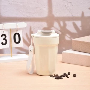 Stainless Steel Travel Coffee Mug Leak-Proof Thermal Vacuum Flask Insulated Cup - Picture 1 of 19