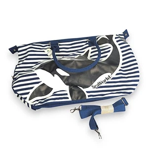 Sea World Reisetasche Reißverschluss Tasche SHAMU gestreift - Bild 1 von 6