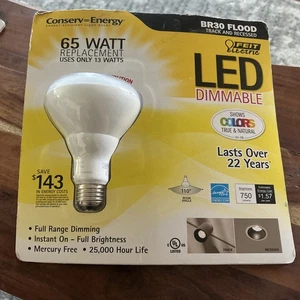 Feit Electric 65 Watt Replacement LED Dimmable BR30 Flood - Picture 1 of 8