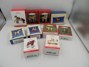 Hallmark Keepsake A Pony for Christmas Ornaments Lot – Collector Series – 10pcs - Picture 1 of 2