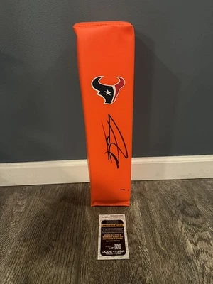 ПИЛОН С АВТОГРАФОМ JJ.J. WATT HOUSTON TEXANS TOUCHDOWN СЕРТИФИКАТ ПОДЛИННОСТИ JJ - Изображение 1 из 3