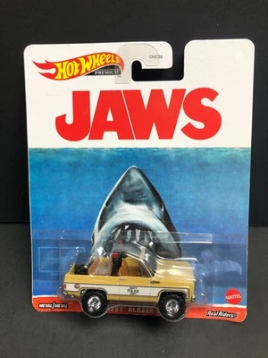 Blazer Chevy Hot Wheels Premium JAWS '75 Custom Amity Police, Real Riders 1/64. Foto 1 de 4
