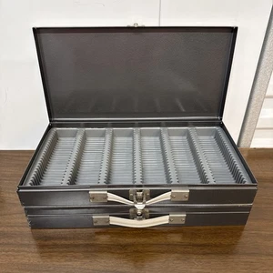 Vintage Slide Case Storage Sortierer X2 Nielson Hardware Metal Mid Century Modern - Bild 1 von 6