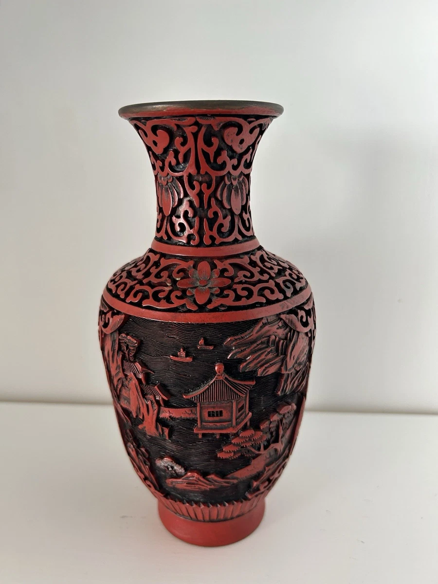 Red Vintage Original Antique Chinese Vases Post-1940 for sale | eBay