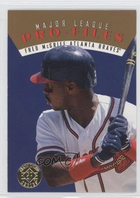 1995 SP Championship Series Major League Pro-Files Fred McGriff #21 HOF - Image 1 of 2