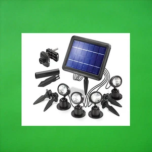Foco solar LED luz solar foco solar de jardín lámpara soporte de jardín NUEVO - Imagen 1 de 4