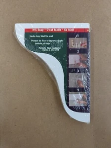 CREATIVE 6" WEISSE REGALTRÄGER - VERSTECKTES VERRIEGELUNGSSYSTEM - SCHLOSSER IM REGAL - Bild 1 von 5