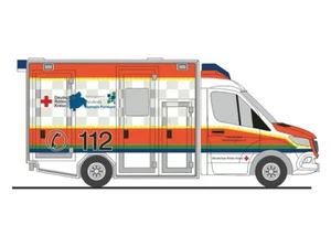 Rietze 76173-1/87 GSF Rtw ´18 Rescate De Condado Hameln-Pyrmont - Nuevo - Imagen 1 de 1