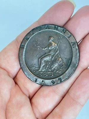 Gran Bretaña 1797 2 peniques Foto 1 de 4