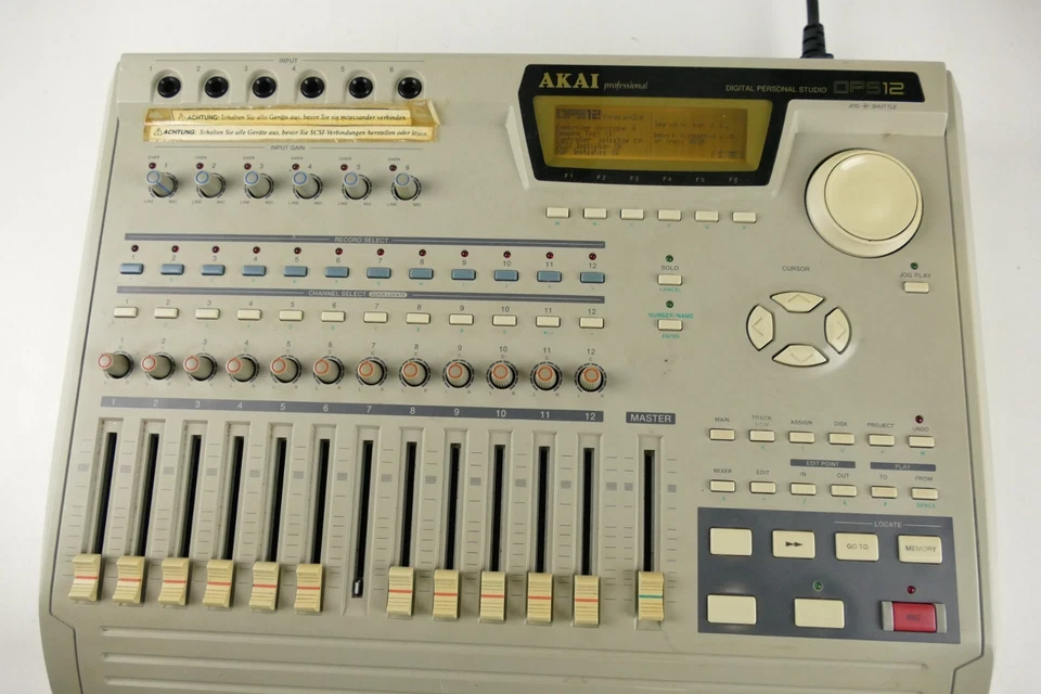 Akai DPS12 Digital Personal Studio Display-Fehler Bastler ohne H-Disc Hi-4716 - Bild 1 von 4