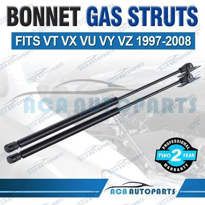 New A Pair Bonnet Gas Struts for Holden Commodore VT VU VX VY VZ Sedan Wagon Ute - image 1 of 4
