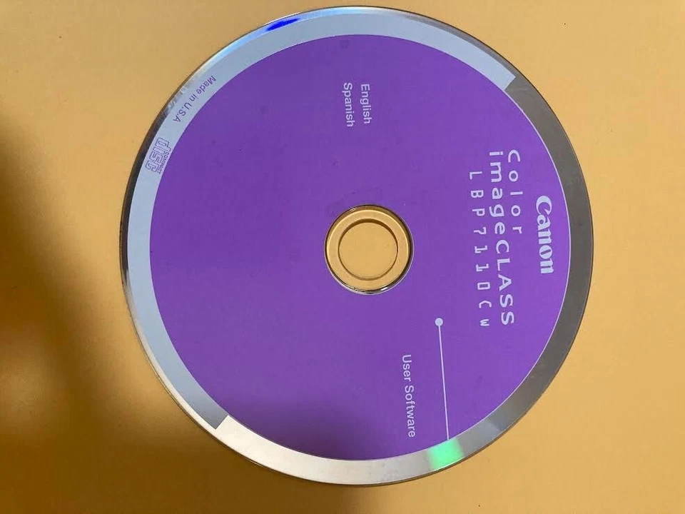 Canon ImageClass LBP7110cw Setup Installation CD ROM Software CD Driver Disk - Image 1 of 1