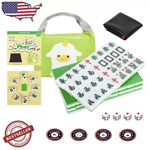 Travel-Friendly Mahjong Set: 144 Tiles with Handbag - Embrace Chinese Culture - Picture 1 of 9