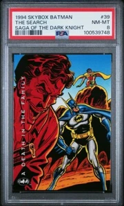 1994 Skybox Batman SAGA OF THE DARK KNIGHT #39 THE SEARCH - PSA 8 *NEW SLAB* - Picture 1 of 2