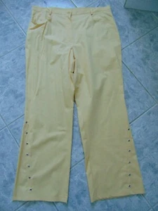 NEU! Damen Sommer Hose - Gr. 23 (Gr. 46) - vanille gelb - mit Nieten - Bild 1 von 4