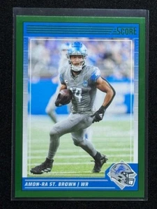 Amon-Ra St. Brown 2024 Score - Green Foil #93 Detroit LIONS - Picture 1 of 2