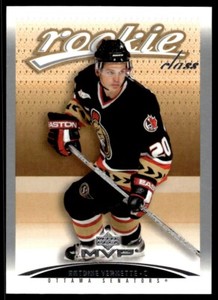 2003-04 Upper Deck MVP Antoine Vermette Rookie Ottawa Senators #450 R67