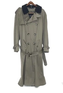 Polo University Club Ralph Lauren Trench Coat Mens 42 Removable Wool Liner - Picture 1 of 12