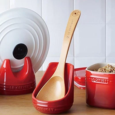 Le Creuset Ladle Stand Cherry Red 12.5x10.5x10.5cm - Image 1 of 4