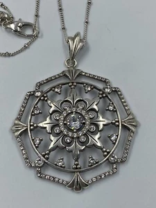 Brighton Nwt Majesty Convertible Length Crystal Necklace $118 W/Brighton pouch - Picture 1 of 4