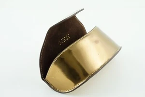 Rare Color OVERSIZED LARGE Polished Gold GUESS Sunglasses Magnetic Case - Picture 1 of 5