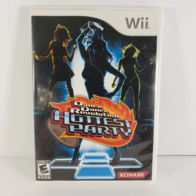 Dance Dance Revolution Hottest Party Nintendo Wii 50 Songs fun fitness game - Image 1 of 4
