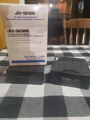 Pioneer JD1212S 12 Disc Compact Magazine Made in Japan Lot of 2 - Image 1 of 2