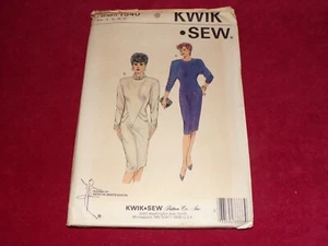 🌹KWIK SEW #1540 - LADIES (2 STYLE) FITTED-DOLMAN SLEEVES DRESS PATTERN 14-20 FF - Picture 1 of 2