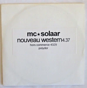 MC SOLAAR - CD SINGLE PROMO "NOUVEAU WESTERN" - Picture 1 of 2