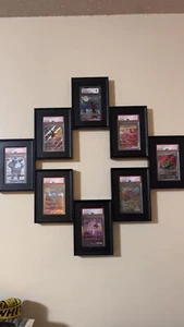 Graded Trading Card Display Case 8 Interlocking PSA Slabs BGS CGC Sport Frames - Bild 1 von 24
