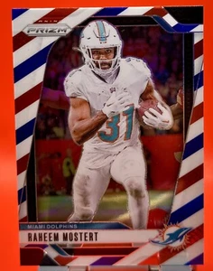 2024 Reheem Mostert Panini Prizm Red/Blu/Wht Prizm # - Bild 1 von 2