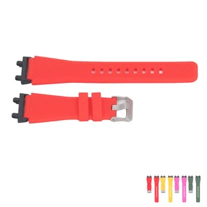 Smartwatch Band dla mężczyzn kobiet metal silikon jednokolorowy miękki - Zdjęcie 1 z 24