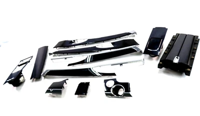 Porsche Panamera 2012 (970 G1) tablero puerta consola juego panel embellecedor (piano negro) Foto 1 de 4