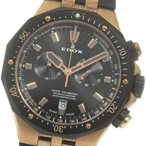 EDOX Delphin 10109 Chronograph black Dial Quartz Men's Watch_862397 - Picture 1 of 6