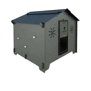 Hühnerstall für 15 Hühner HPL-Laminat gegen rote milben POLLY CHALET 2XL Grey - Bild 1 von 8