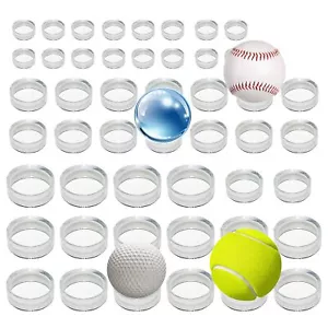 48 Stck. Klar Baseball Ring Ständer Kugel Display Halter für Golfball Baseball - Bild 1 von 8