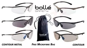 Occhiali di sicurezza Bolle occhiali occhiali CONTORNO/CONTORNO METALLO protezione occhi borsa gratuita - Foto 1 di 13