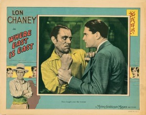 Where East Is East Lobby Card Lon Chaney Lloyd Hughes 1929 Old Movie Photo