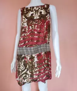 JUST CAVALLI BLUMENDRUCK ÄRMELLOSES KLEID MEHRFARBIG GRÖSSE 42 - Bild 1 von 8